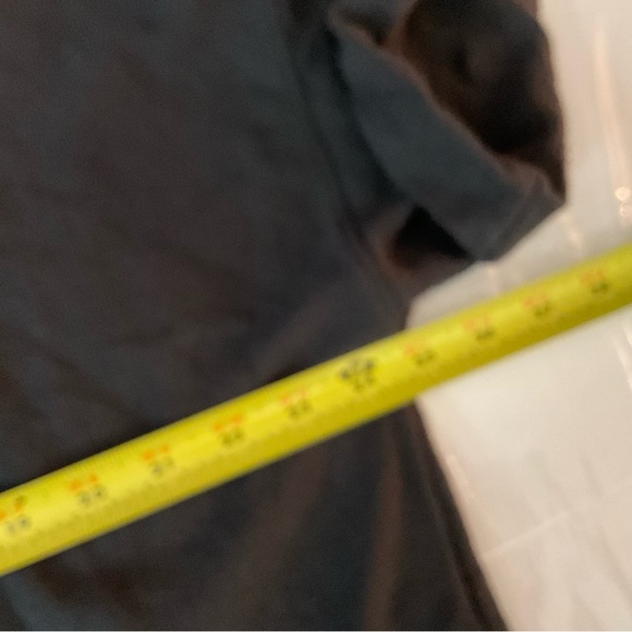 Candance Cameron Bure French Terry Top Charcoal 1X - Picture 6 of 7